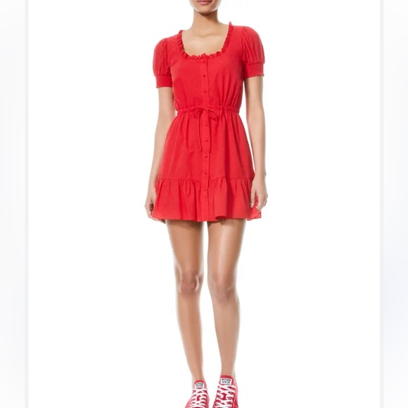 Alice + Olivia Dresses & Skirts - Alice + Olivia Red Mini Dress
